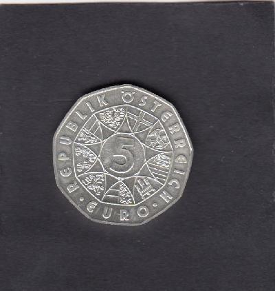 Beschrijving: 5 Euro 100 YEAR SKISPORT 